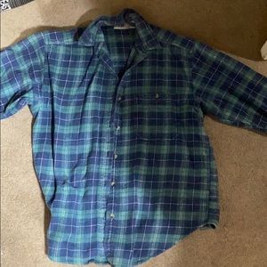 woman’s vintage flannel